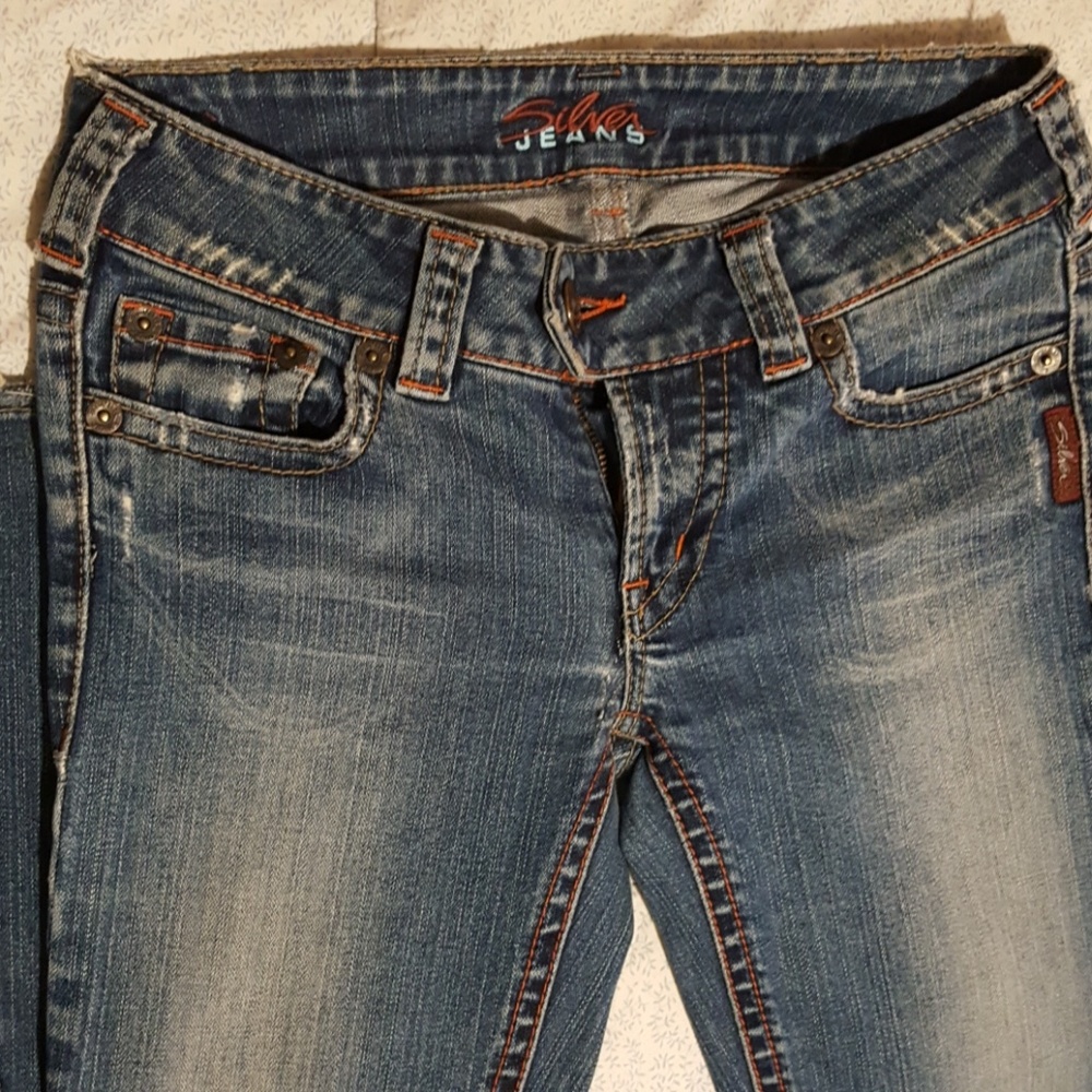 Silver Womens Jeans